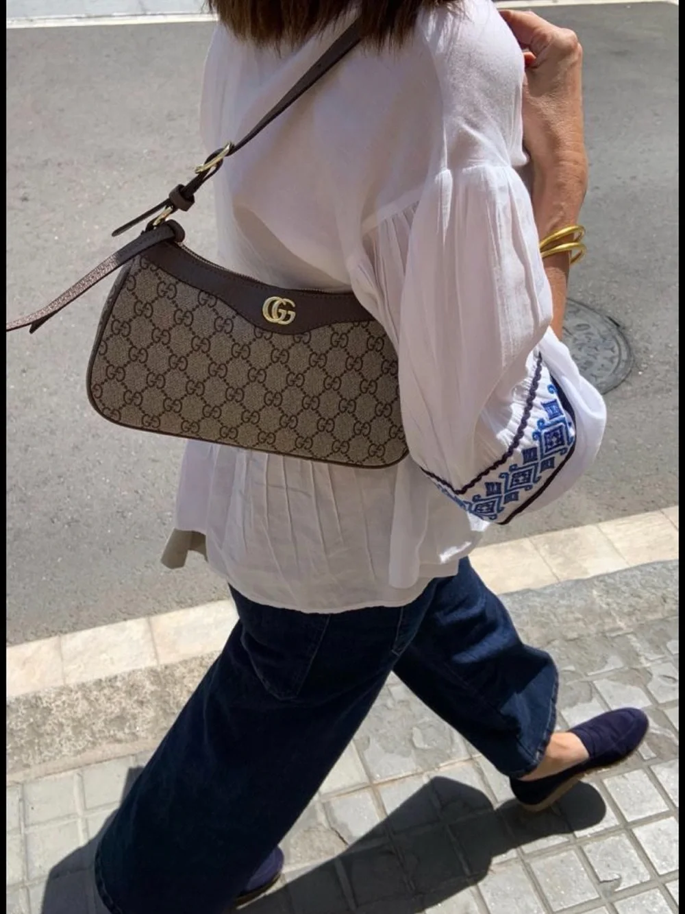 Brown Monogram Shoulder Bag